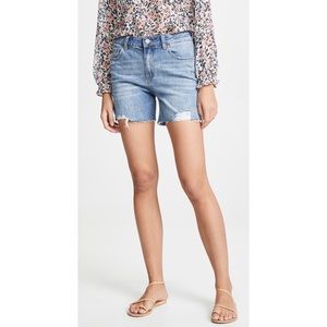 PAIGE Sarah Cutoff Denim Short